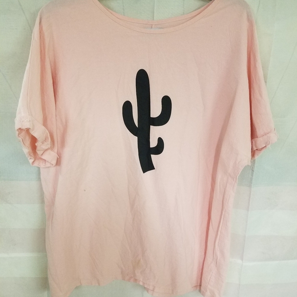 MissLook 3XL Pink w Black Cactus - Picture 1 of 4